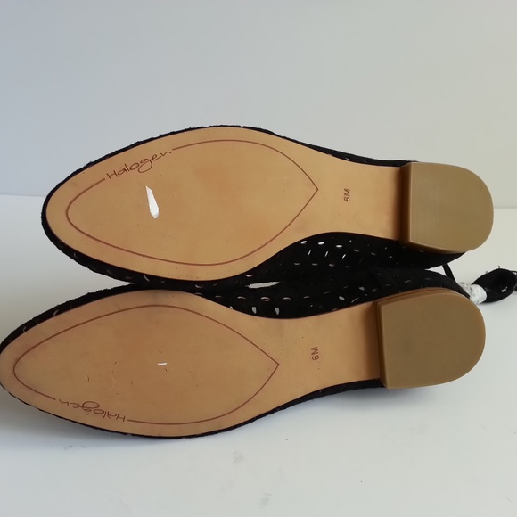 NWOB Halogen | Laser cut leather Ghille flat sz 6 - Picture 6 of 6